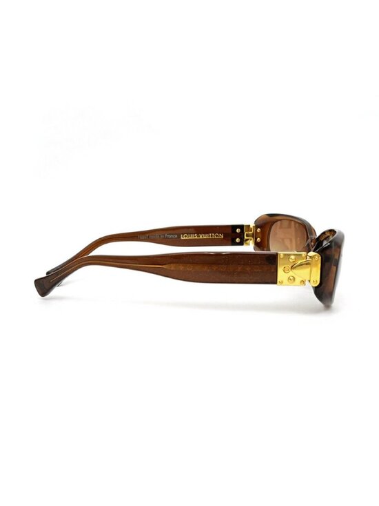 Louis Vuitton Sunglasses Spson GM Brown Gold Lame Eyewear main image 8